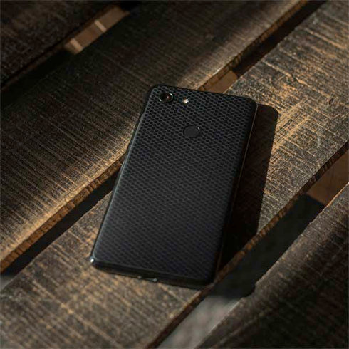 Specialty Vinyl Black Hex Texture Google Pixel 3 Skin